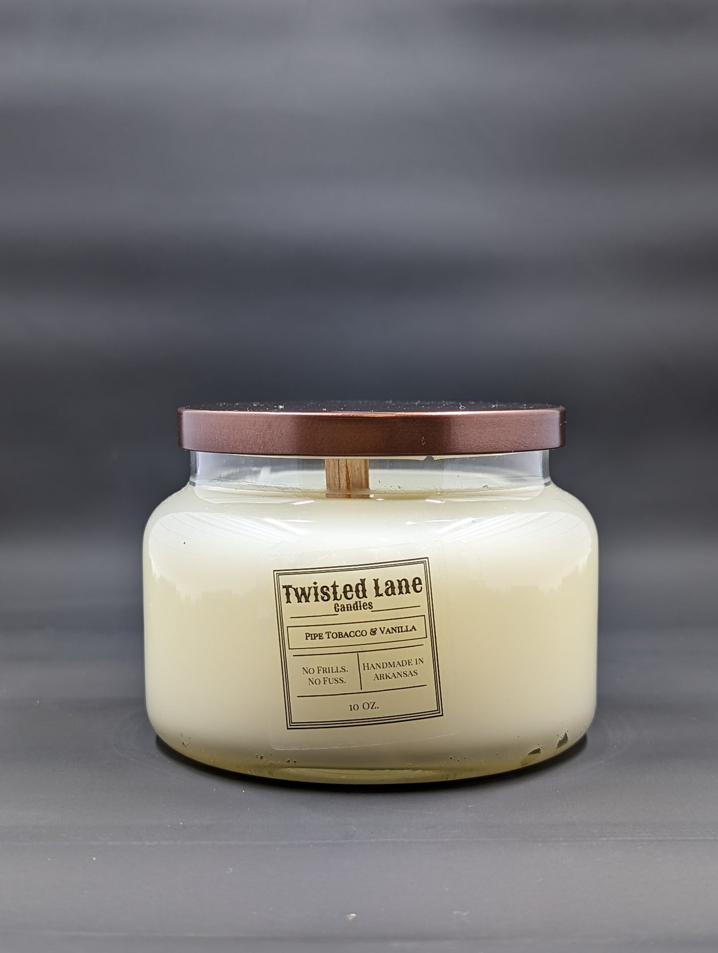 Pipe Tobacco and Vanilla Candle